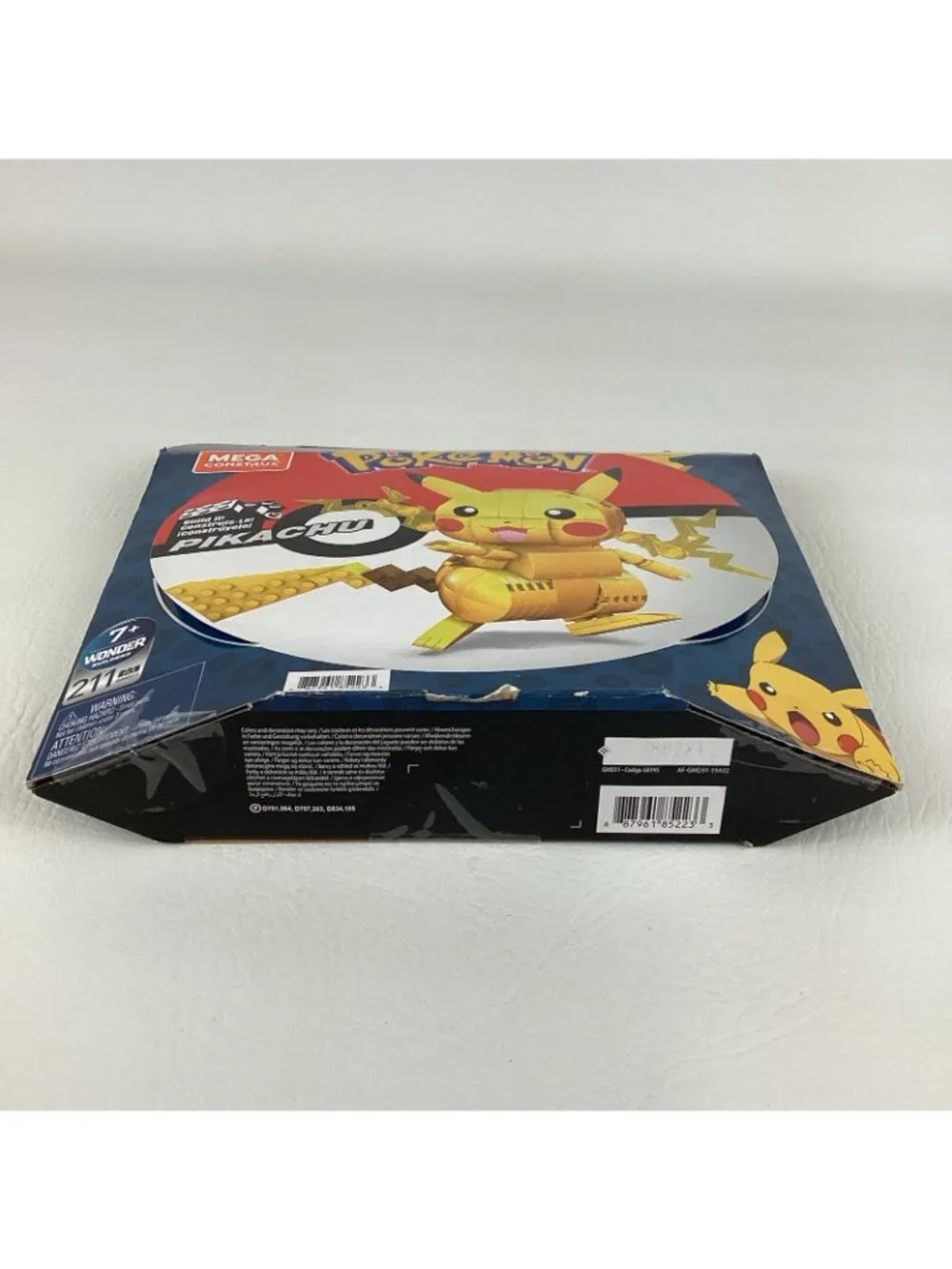 Mega Construx Pokemon Wonder Builders Pikachu Poseable Buildable Figure 2019 New